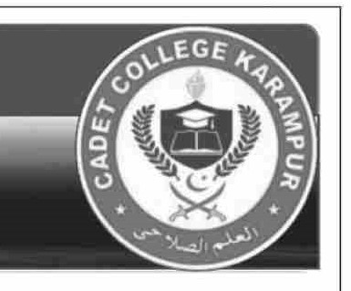 Cadet College Karampur Class VII & VIII Admissions 2021-22