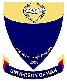 Uni of Wah BS MS MBA Admissions 2021