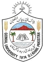 Gomal Uni D.I.Khan MA Eng Private/ Annual Exam 2020 Schedule