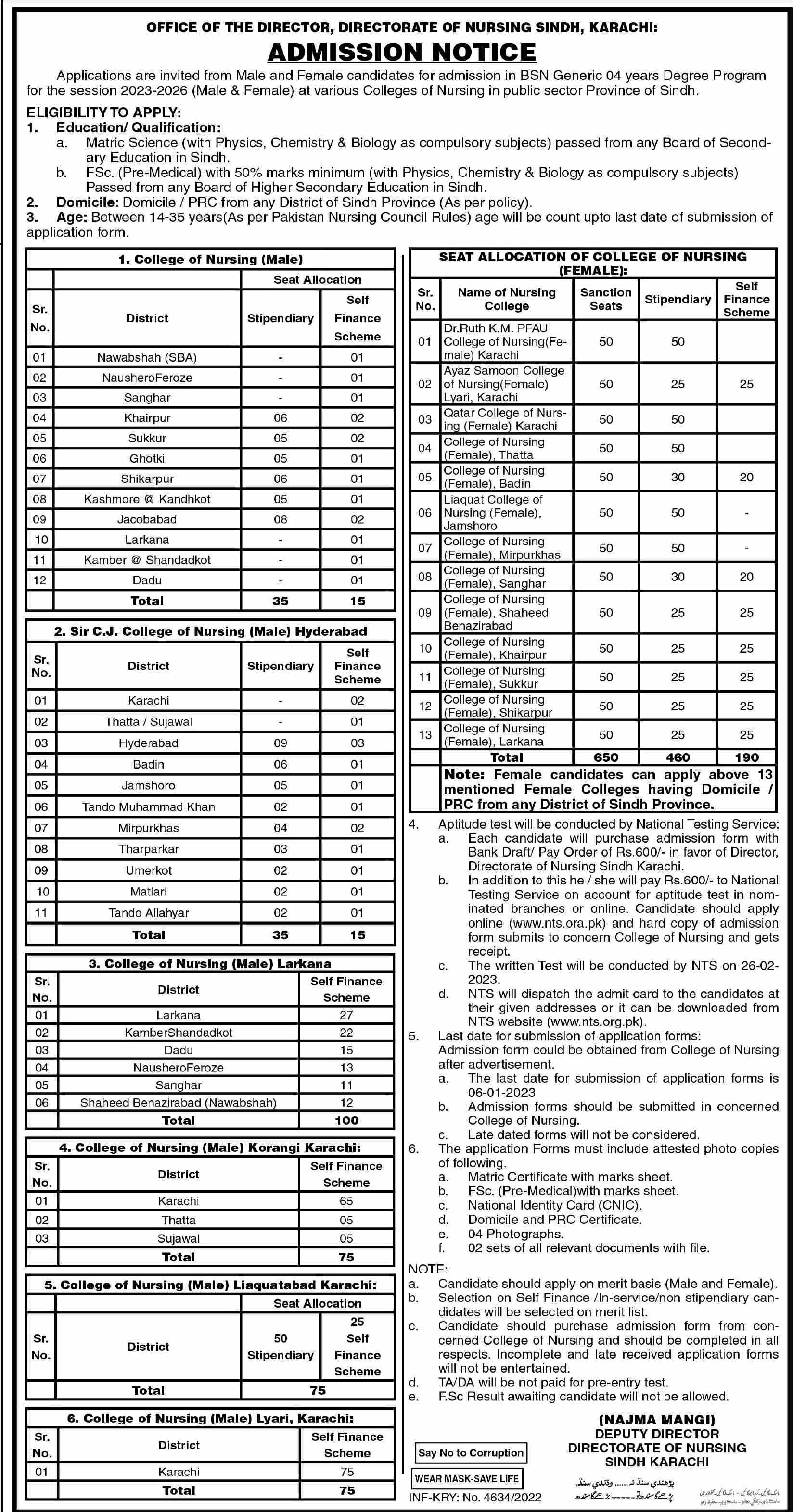 college-of-nursing-karachi-admissions-2022-result-pk