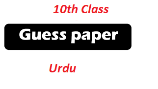 All Punjab Boards 10th Urdu Guess Papers 2023