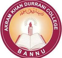 Akram Khan Durrani College Bannu Nursery to 9th Admission 2024